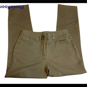 Etcetera Dark Green Jean Style Pants Sz 8